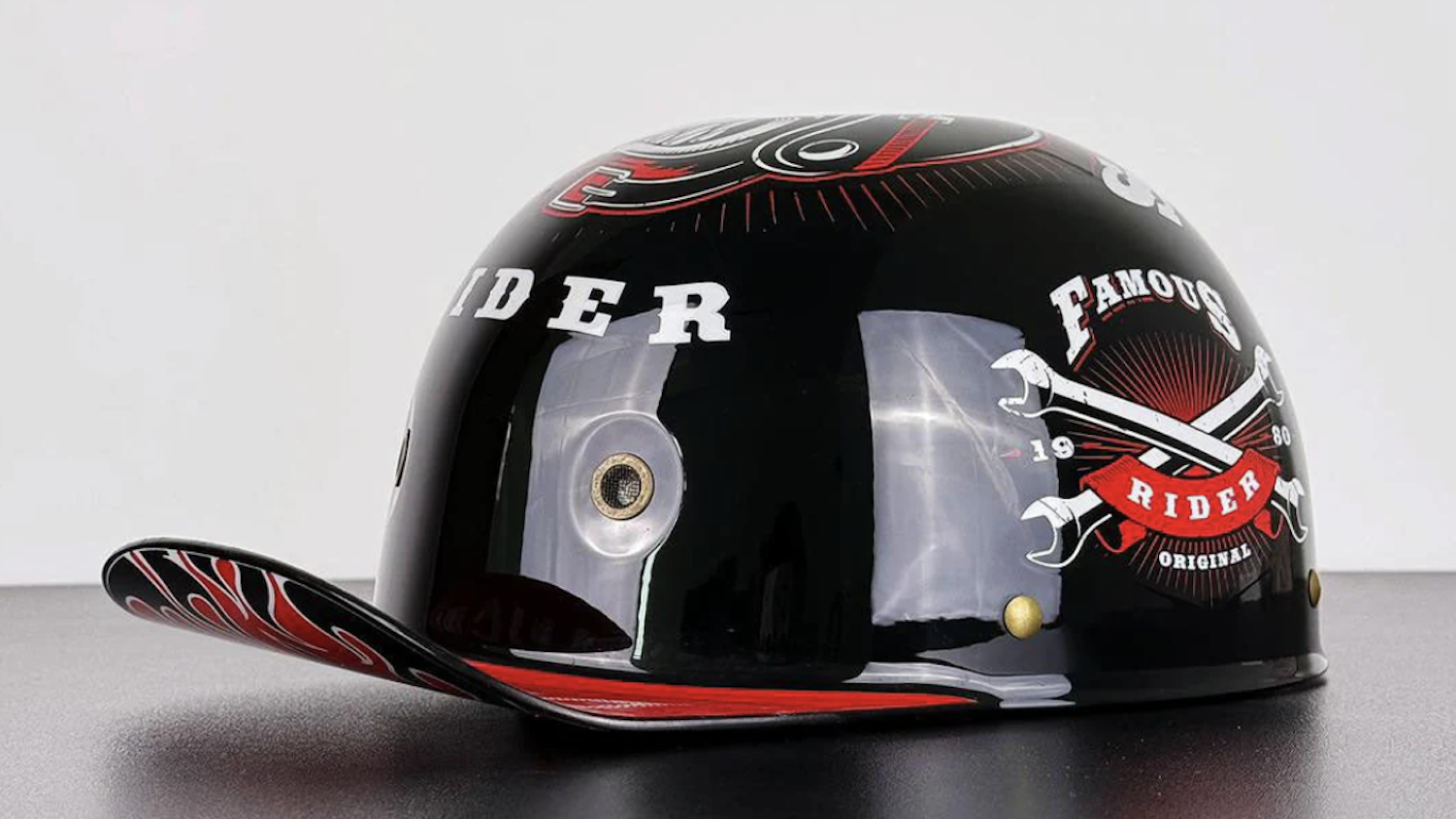 Bikers Lifestyle unsafe motorcycle helmet